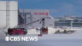 Delta plane crashes while landing at Toronto airport, FAA says | full coverage