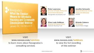 Excerpt: Novogradac’s What the Election Means for Affordable Housing/Community Dev. Webinar