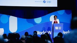 World Water Week Stockholm, Sweden; Elizabeth Wathuti Closing Keynote