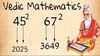 Fastest way to find Square of two numbers| Vedic Maths Square Tricks for Fast Calculation