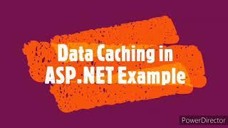 Data Caching in ASP.NET Example - Nithiyapriya Pasavaraj