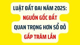 Luật Đất Đai 2025: Nguồn Gốc Đất Quan Trọng Hơn Sổ Đỏ Gấp Trăm Lần -99% Mọi Người Không Biết Điều Đó