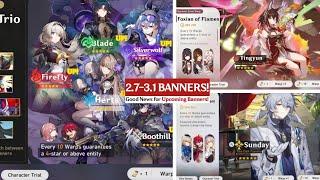 NEW UPDATE!! 2.7 To 3.3 Banner ROADMAP!, Reruns & Tingyun, Sunday New Kit Leaks - Honkai Star Rail