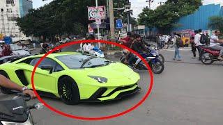 Lamborghini Aventador S Reactions / Hyderabad / India