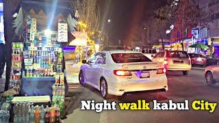 Night Walk in kabul afghanistan | 4k I 2025