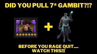 Did you pull 7* Gambit?!? Must Watch!! (Gambit w/ Gambit Relic) is pure insanity!!