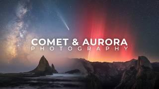 How to Photograph a Comet, The Milky Way & Aurora | Landscape Photography Tips & Techniques