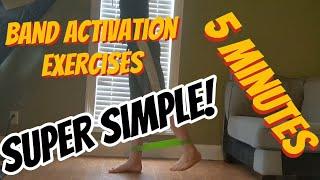 5 Minute Band Activation For Runners Follow Along//At Home