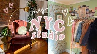 MY NYC APARTMENT TOUR // $1800 studio in manhattan