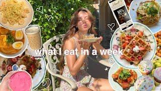 what i eat in a week(realistic + kinda healthy)