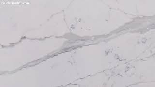 White quartz countertops with grey veins NYC