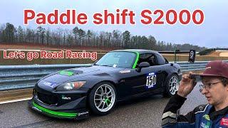 Road Race S2000 gets a new paddle shift sequential! Team ASM Video blog: Barber WRL Race Weekend