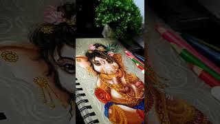 ganapati bappa drawing tutorial uploaded  check out now #artistshiuli #shorts #viralvideos