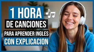  ¡CANCIONES Fáciles Para Aprender Inglés!  Curso Completo De Inglés Con Música 
