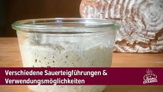 Verschiedene Sauerteigführungen und Verwendungsmöglichkeiten | Kruste&Krume Livestream-Aufzeichnung