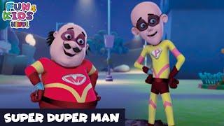 Super Duper Man | Motu Patlu | मोटू पतलू | Episode 15 | Fun 4 Kids - Hindi | Super Comedy Cartoon