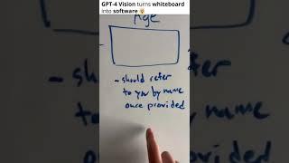 AI developer Mckay Wrigley gave ChatGPT a picture of white boarding session and it wrote the code.