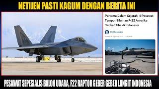 Pamer, Hari Ini 4 Jet Tempur F22 Raptor Geber Geber Langit Bali - Promosikah??