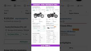 Royal Enfield Bullet 350 Vs Royal Enfield Classic 350 Full Comparison Review
