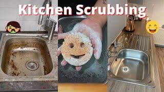 TikTok Kitchen and Bathroom Sink Scrubbing Compilation