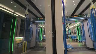 1:00 am Metro ride between Montmorency and Lionel-Groulx metro stations on the Montreal Metro 