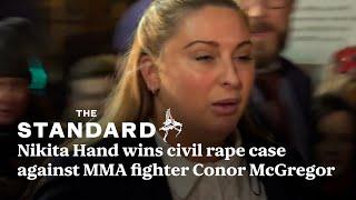 Nikita Hand wins civil rape case against MMA fighter Conor McGregor