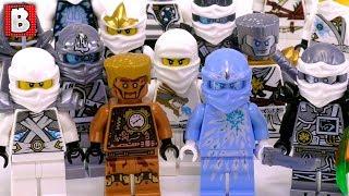 Every LEGO Zane Ninjago Minifigure Ever Made!!!