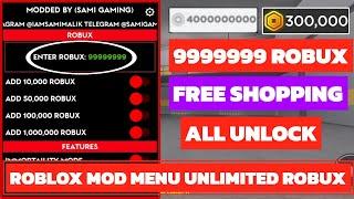 Roblox Mod Menu 2.638.610 APK - Unlimited Robux, Free Shopping & VIP Features