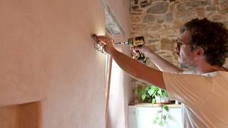 #105 Frameless Glass Shower Panel + Cute Towel Hook | Renovating our Abandoned Stone House in Italy