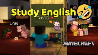 Using Minecraft to study Funny English【My Best Work Compilation】　#parotter #MINECRAFT