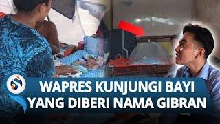 MOMEN Wapres Gibran Kunjungi Bayi Pengungsi Erupsi Lewotobi yang Diberi Nama Gibran