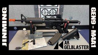 AKGELBLASTER - Jinming Gen9 M4a1 Gel Ball Blaster - 250 FPS! (TOY Gel Blaster)