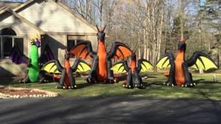 Gemmy Airblown Inflatable Dragons