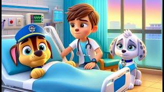 Paw Patrol Ultimate Rescue | Chase is sick, Marshall is SO SAD?! | Very Funny Story | Rainbow 3