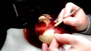 Ventilating a BJD wig