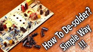 How To De-solder Electronic Components?