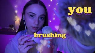 ASMR Brushing You to Sleep  actual camera + mic brushing 