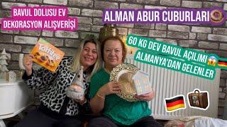 ANNEMİN ALMANYA’DAN GETİRDİKLERİ60 KG BAVUL AÇILIMIALMAN ABUR CUBURLARI, EV DEKOR ALIŞVERİŞİ