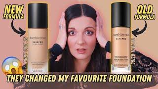 NEW BAREMINERALS BAREPRO Skin-Perfecting Matte Liquid Foundation | In Depth REVIEW & 12HR Wear Test