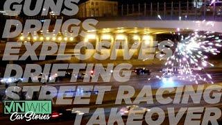 Street Racers block police & takeover Atlanta