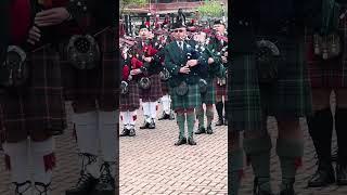 Massed Pipe Bands at Tynecastle Park, Edinburgh