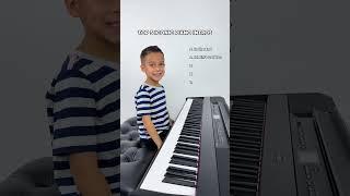 6 Year Old Play Top 5 Iconic Piano Intros - Jelijah Diaz 