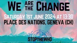 LIVE: We Are The Change Geneva Rally