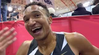 Donavan Brazier says he is running without pain for the first time in years