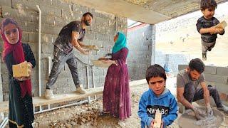 A Cold Winter Day with Ali's Nomadic Family: Struggling to Build a Home and Survive