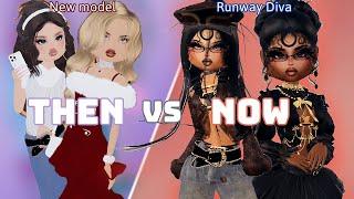 REACTING and RECREATING *OLD* Dress to Impress OUTFITS