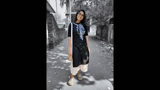 HAND PAINTED KURTI#youtubeshorts #viral #kurti