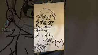 Khalil fans art- drawing of Gwen from Ben 10