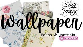 DIY Wallpaper Folios & Junk Journals: Create Sturdy, Fun Designs! 