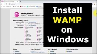 How to Download & Install WAMP Server on Windows10